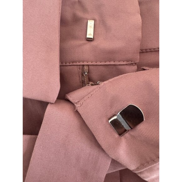 2/$30 ZARA XS Pink/Mauve High-Waisted Shorts Belted Waist & Pockets - Picture 7 of 15